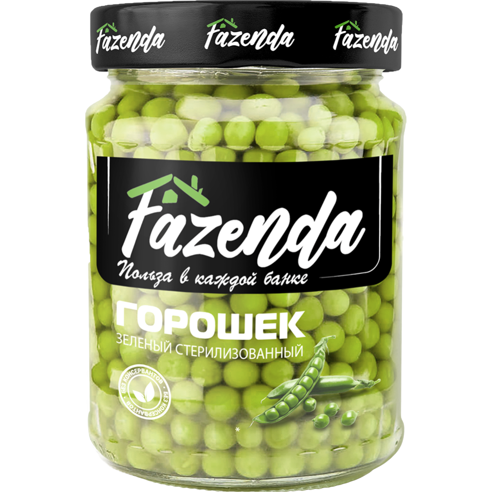 Горошек зеленый «Fazenda» высший сорт, 450 г