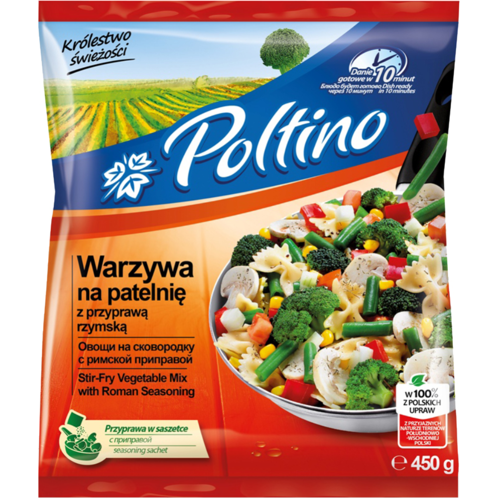 Овощная смесь замороженная «Poltino» с римской приправой, 450 г