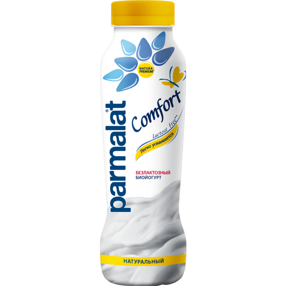 Биойогурт «Parmalat» бифидобактериями безлактозный, 1,7 %, 290 г