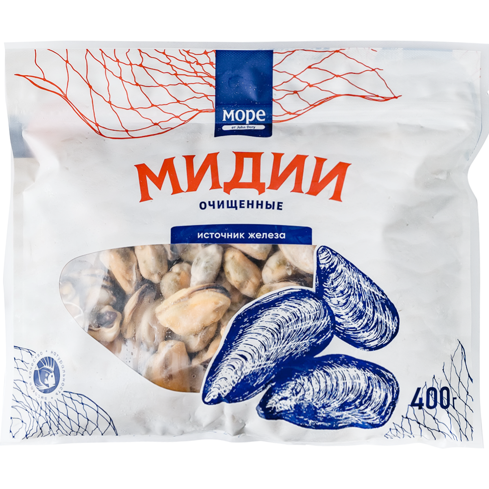 Boiled-frozen mussel meat “Sea from John Dory”, 400 g