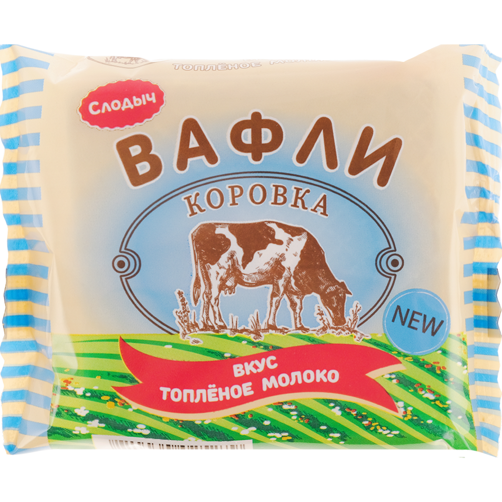 Wafers “Slodych” Korovka, baked milk flavor, 40 g