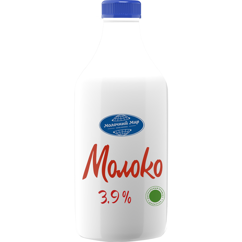 Молоко «Молочный Мир» 3,9% , 1,45 л  (1.45 л)