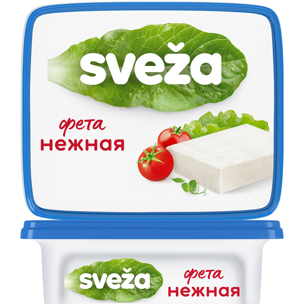 Soft cheese “SVEZA” feta brine, 45%, 250 g