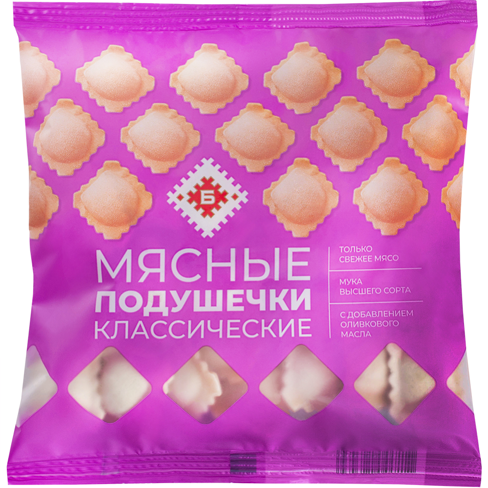 Dumplings “Meat pads” classic, frozen, 1 kg