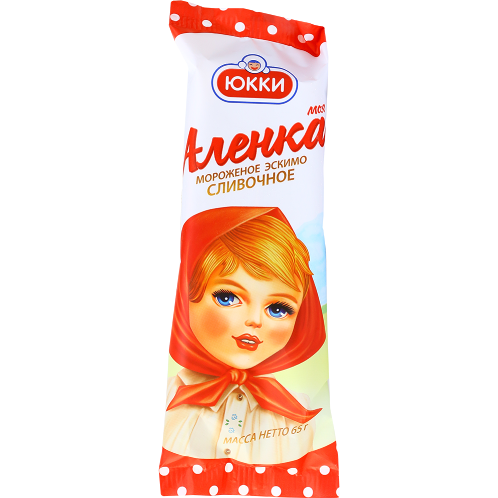 Ice cream “Yukki” Moya Alenka, creamy, 65 g